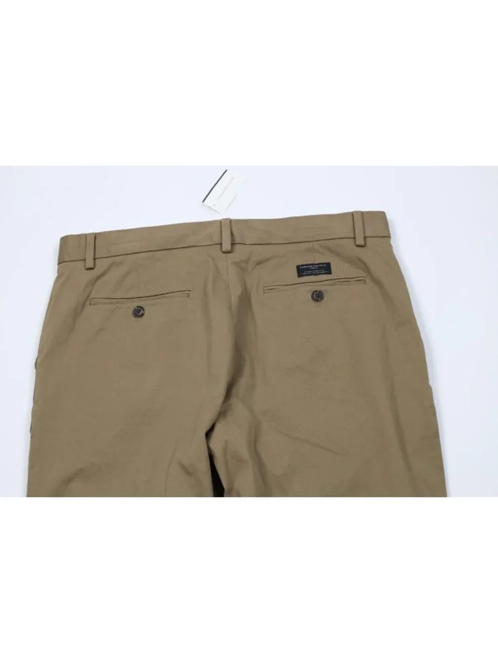New Banana Republic Mens 34x32 Mason Athletic Tapered Leg Fit Chino Pants Brown